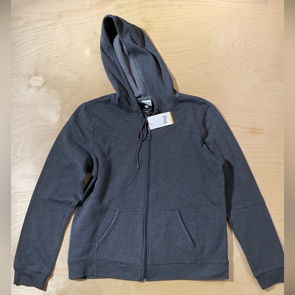 Everlast Sport Charcoal Hoodie Jacket Large (QD)